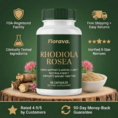 Florava - Rhodiola Rosea Capsules