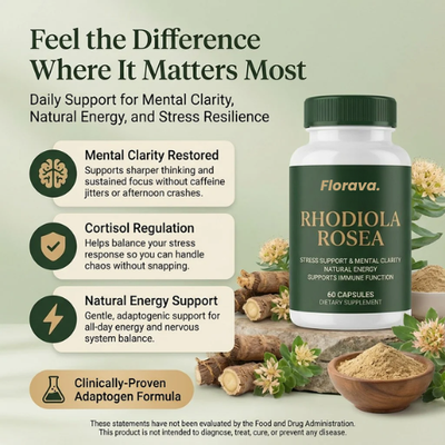 Florava - Rhodiola Rosea Capsules