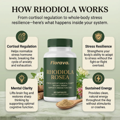 Florava - Rhodiola Rosea Capsules