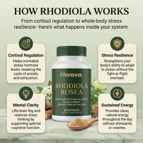 Florava - Rhodiola Rosea Capsules